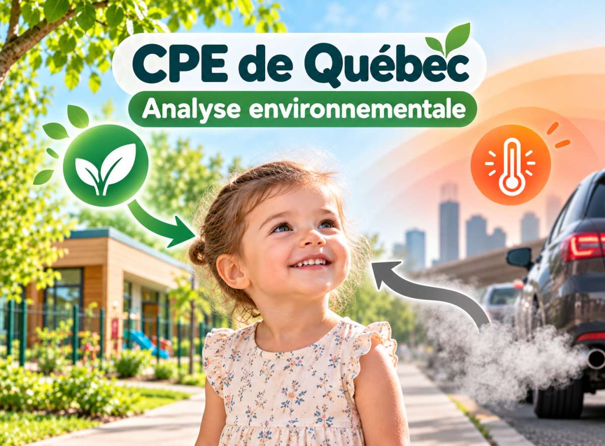 Une nouvelle carte interactive révèle les enjeux de qualité de l’air, de chaleur et de canopée autour des CPE de Québec